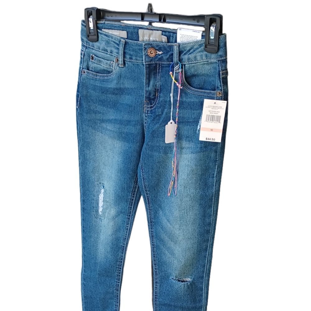 67717...Girls Lucky Brand Skinny Jeans Size 8, and 10